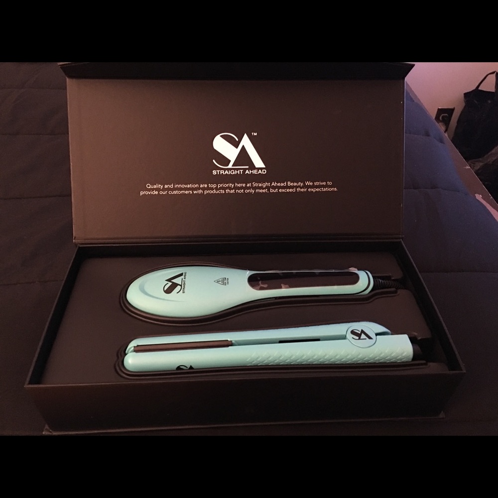 Straight Ahead Ceramic Flat Iron Essential Duo
